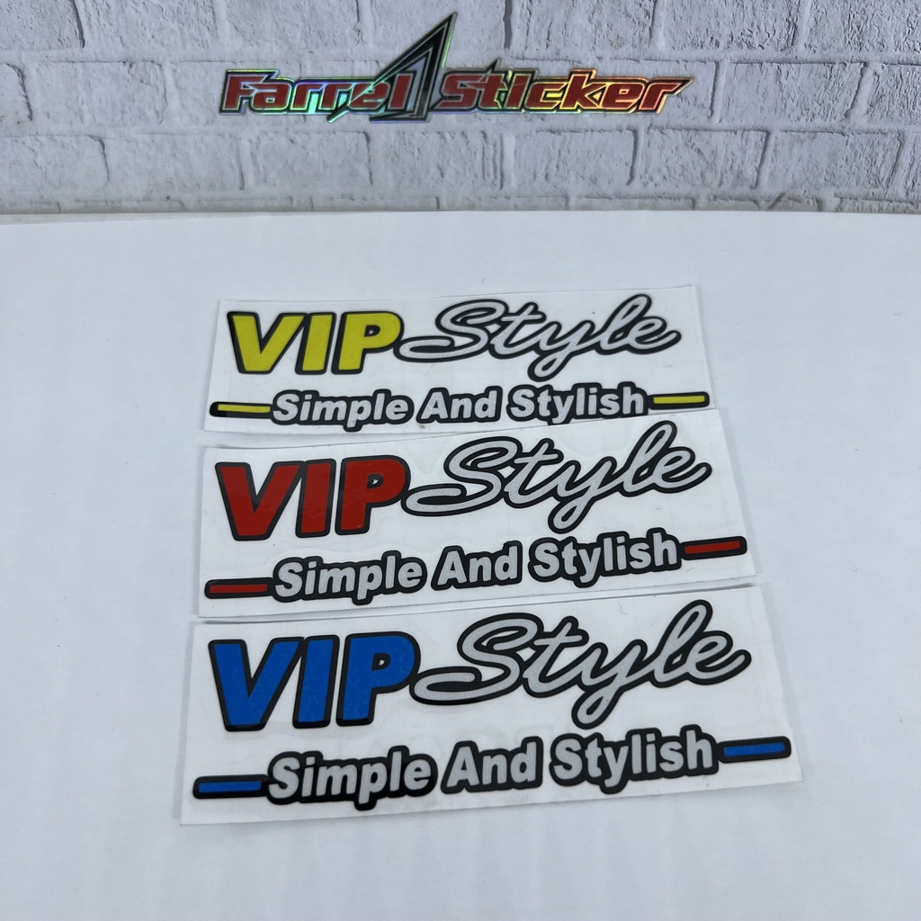 STIKER CUTTING PIP STICKER VIP STYLE