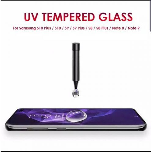 S10Lite,S10,S10 PLUS Samsung finger print unlock Unipro UV TEMPERED GLASS Curve Liquid Glue Gores Ka
