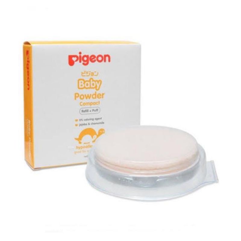 Pigeon bedak padat baby-BABY COMPACT POWDER