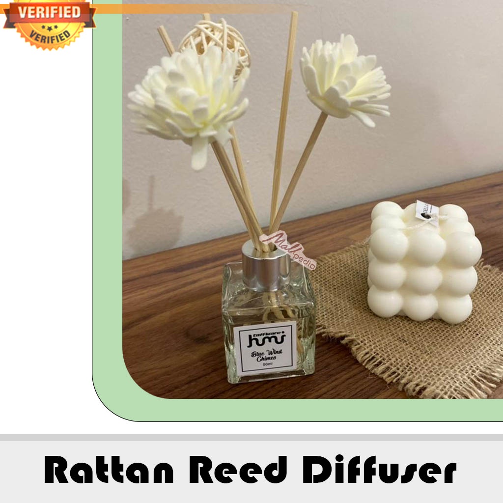 MPV 50 ml Pewangi Ruangan Rattan Reed Diffuser Rose Gardenia Lily Osmanthus Hampers Souvenir Pernikahan AMT