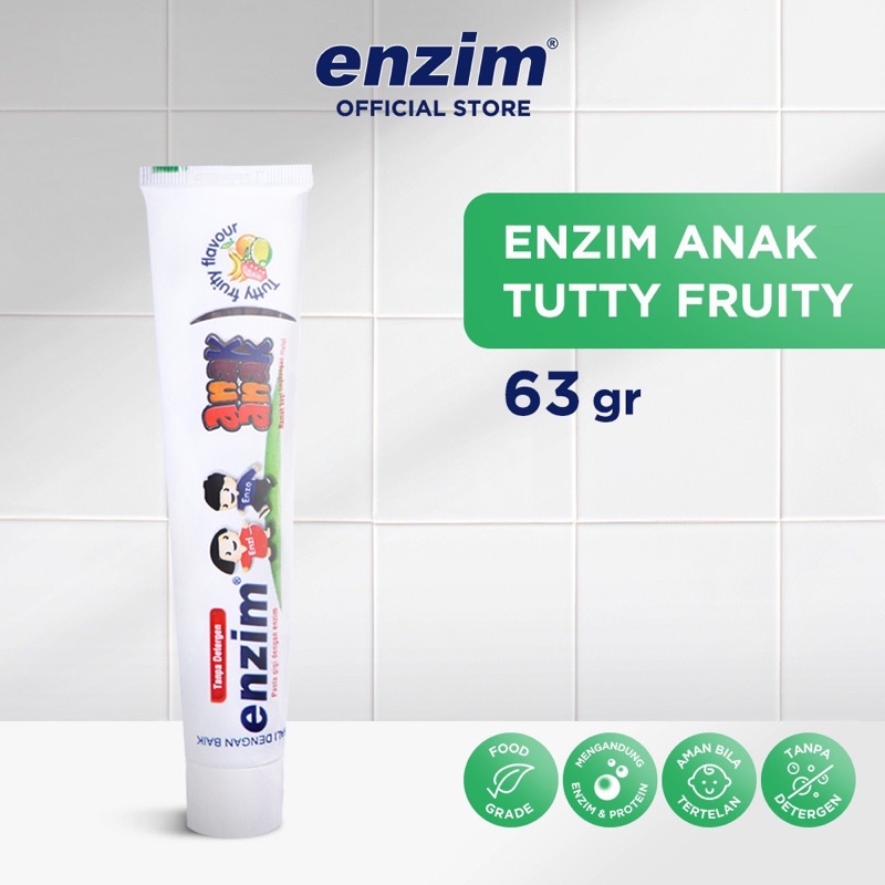 Enzim Pasta Gigi Odol Anak Bayi Aman Tertelan Toothpaste Baby Kids