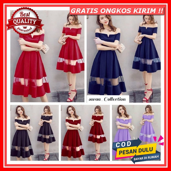 Dress Brukat Trisya / Long Dress Elegant Mewah Jialing/ Dress Kondangan Wedding Dress Bressmaid/ / P