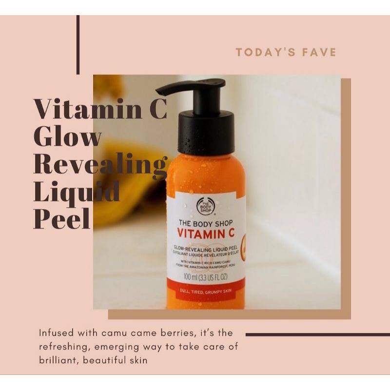Jual GLOW REVEALING LIQUID PEEL VITAMIN C 100ML Shopee Indonesia