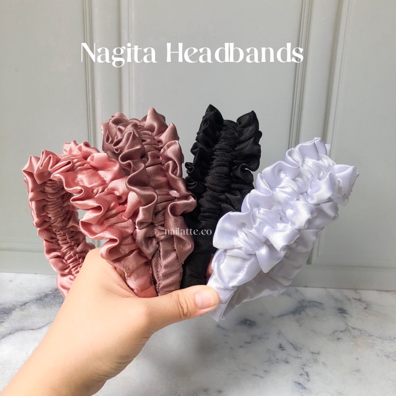 Bando Mutiara Korea / Headband Wanita / Bandana Anak Aksesoris Rambut / Bando Pearl