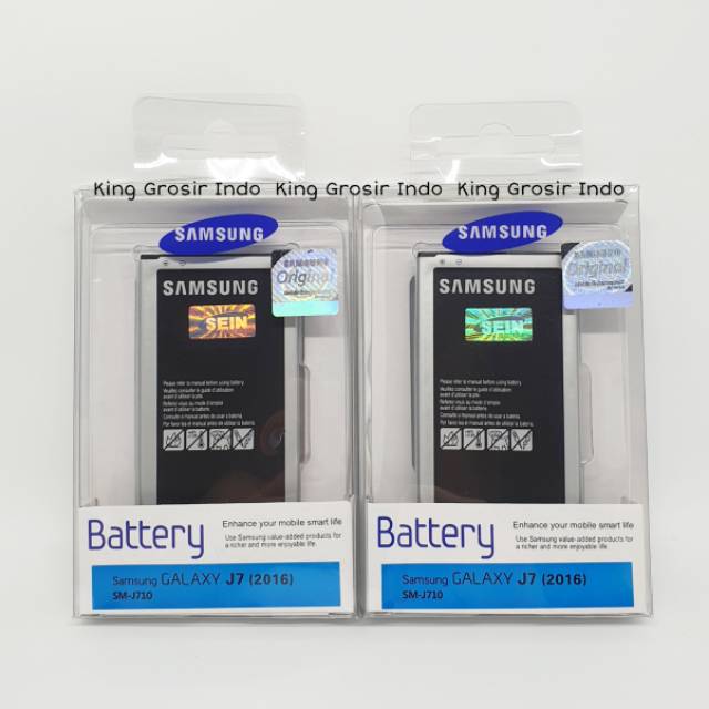 Baterai Samsung Galaxy J710 J7 2016 Original SEIN 100% Battery Batere Batre J 710