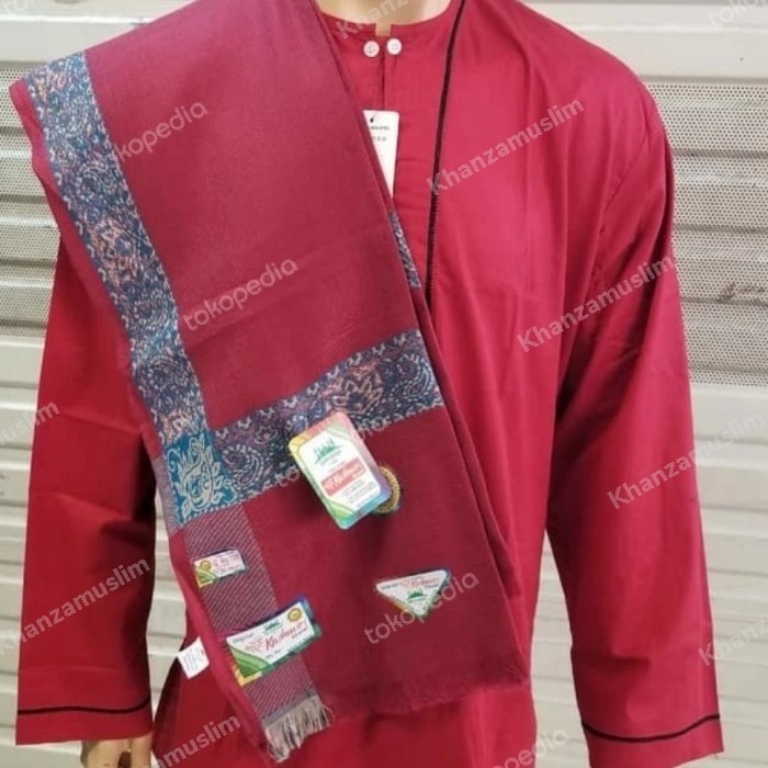 Sorban sorban kashmiri merah(D2P0) Sorban Kashmiri Sulam Original Sorban Hitam Sorban Wadimor Sorban
