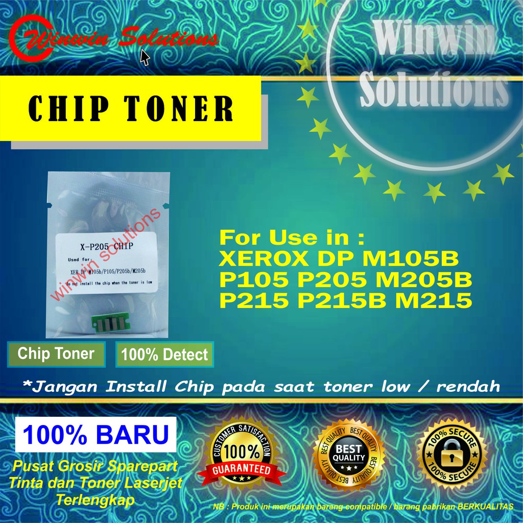CHIP TONER XEROX DOCUPRINT M105B P105 P205 M205B P215 P215B M215 M105 M205