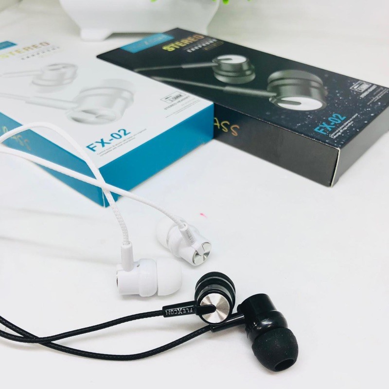 HANDSFREE FLEXCOM FX02 FX03 FX05 ORIGINAL BY FLECO EARPHONE RESMI HIFI AUDIO