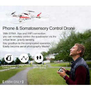 Syma X56W X56 W WIFI FPV Drone Camera App Drone X56W Quadcopter Bagus