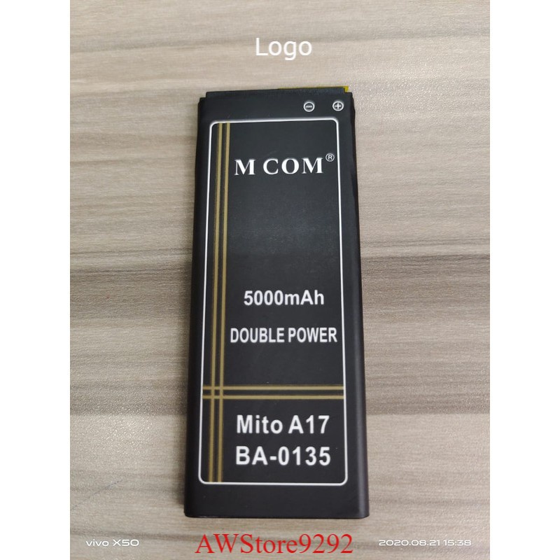 Mcom Battery Batre Baterai Double Power Mcom  Mito A17 Fantasy X BA-000135 BA000135