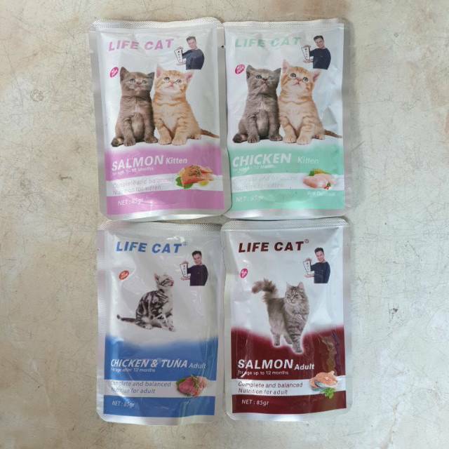 Life Cat Pouch All Varian 85 gram