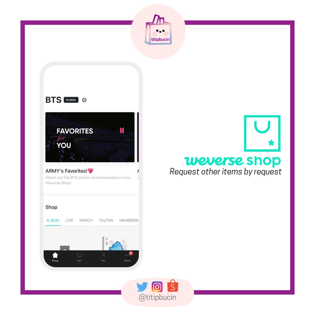[JASA CHECKOUT] Weverse Shop