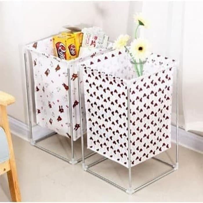 Keranjang Baju Cucian Stand Baju Kotor Laundry Basket Tempat Baju