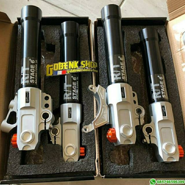 BATTOM SHOCK RT STAGE FREE BREKET KALIPER 2P DAN MONOBLOCK UNIVERSAL AS 26