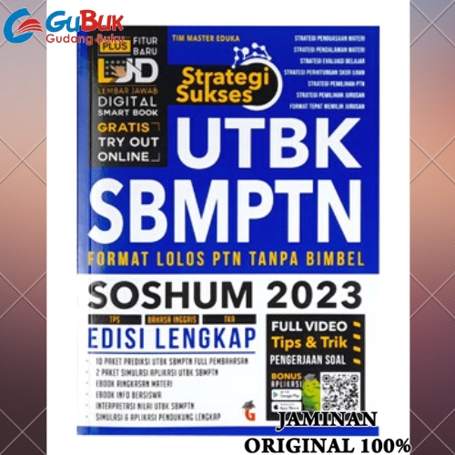 Buku STRATEGI SUKSES UTBK SBMPTN SOSHUM 2023