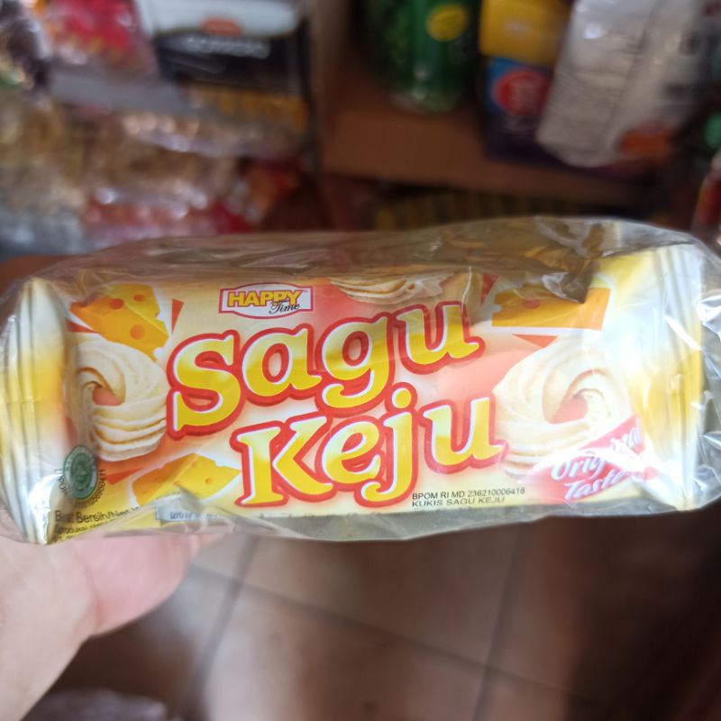 

Happy Time Kukis Sagu Keju isi 20 pcs (20 x 10 g)