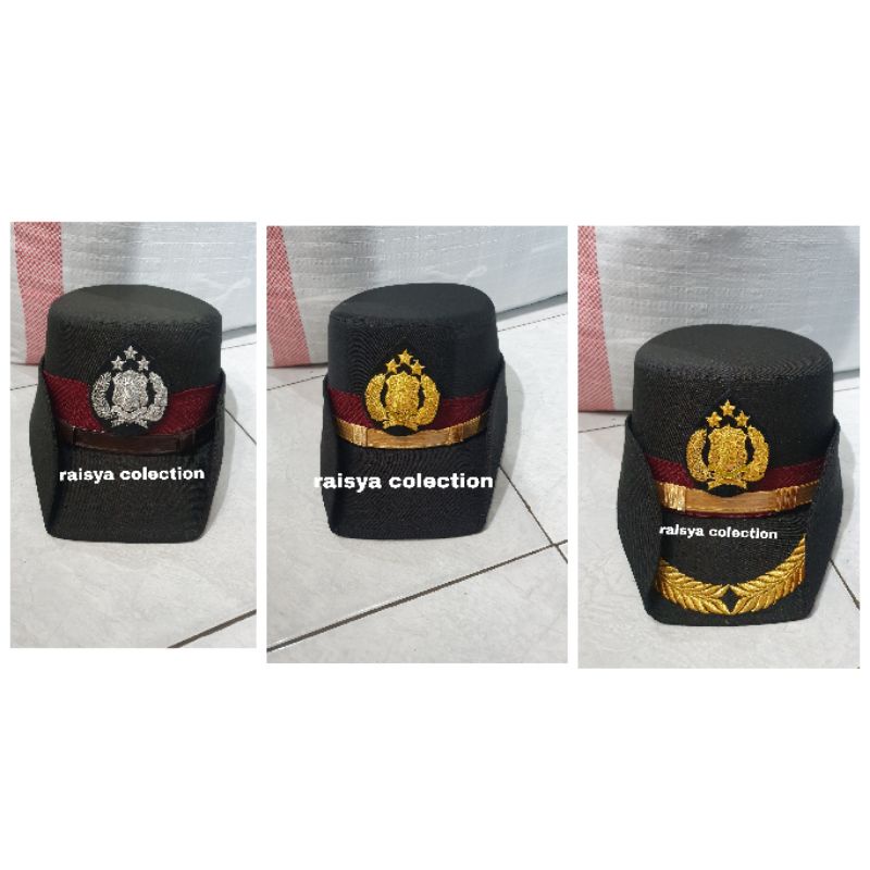 topi pet pdu polwan / topi pet pdu polisi wanita