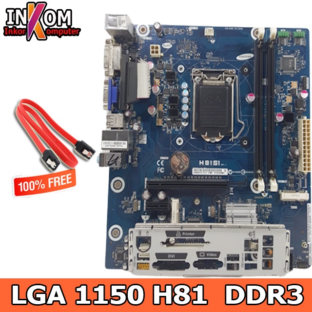 Motherboard Mobo Mainboar Intel LGA 1150 H81 Asrock