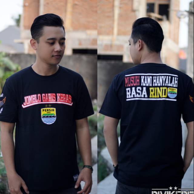 Kaos Persib jomblo garis keras