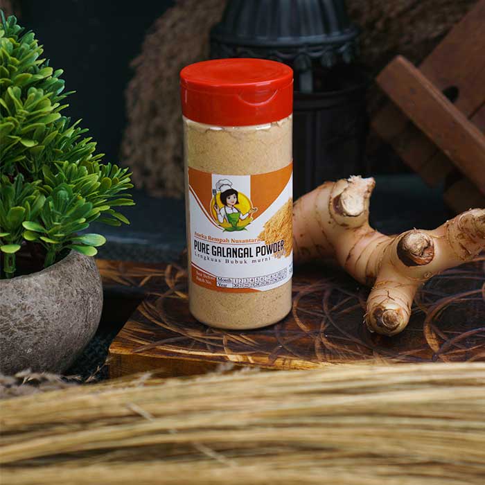 Lengkuas Laos Bubuk Organik Murni 100% 50 Gr - Pure Galangal Organic Extract Powder