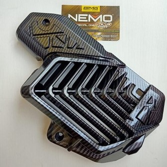 Cover Radiator Vario 160 Nemo Carbon Tutup Radiator Carbon Nemo Honda Vario 160