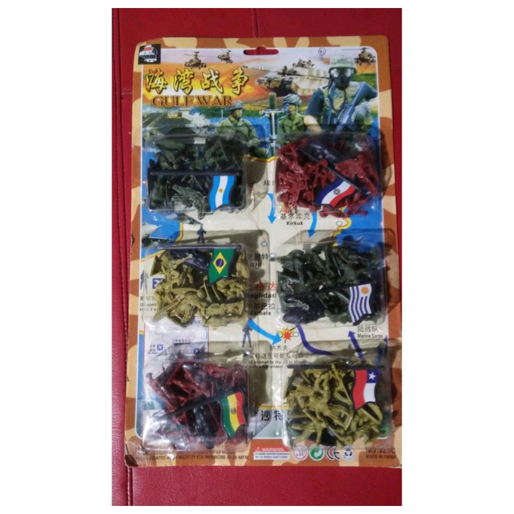 [Whispers] COD MAINAN FIGURE TENTARA 6 NEGARA / MAINAN TENTARA PERANG 6 NEGARA / MAINAN MINIATUR