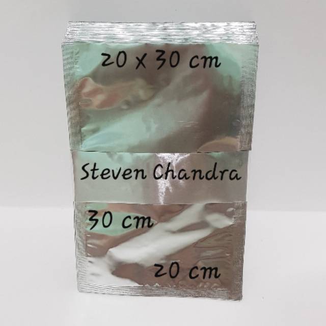 Termurah Kemasan Aluminium Foil - Kemasan 20x30cm - Kemasan 20 X 30 Cm - Tebal 0.75 1 Pack 100 Pcs E6WQMas5GzD7q