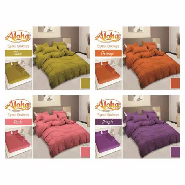 Sprei Polos Lady Rose ALOHA King size &amp; Queen uk 180x200 &amp; 160x200 Sprei Polos Kingkoil Emboss Hotel MURAH