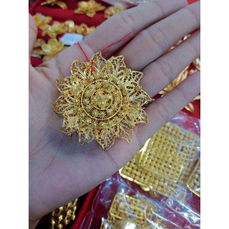 liontin matahari lapis emas (bisa jadi Bros)