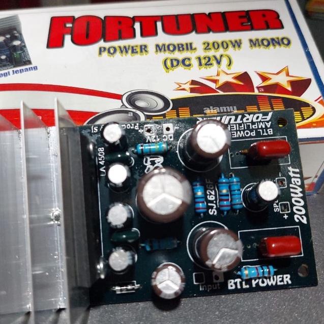 Koleksi Terbaru.. kit power MOBIL 12V BTL 200 WATT FORTUNER