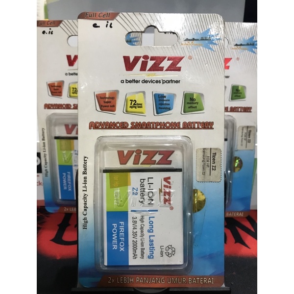 baterai vizz Samsung galaxy Z2 /Tizen Z2 ( original vizz)