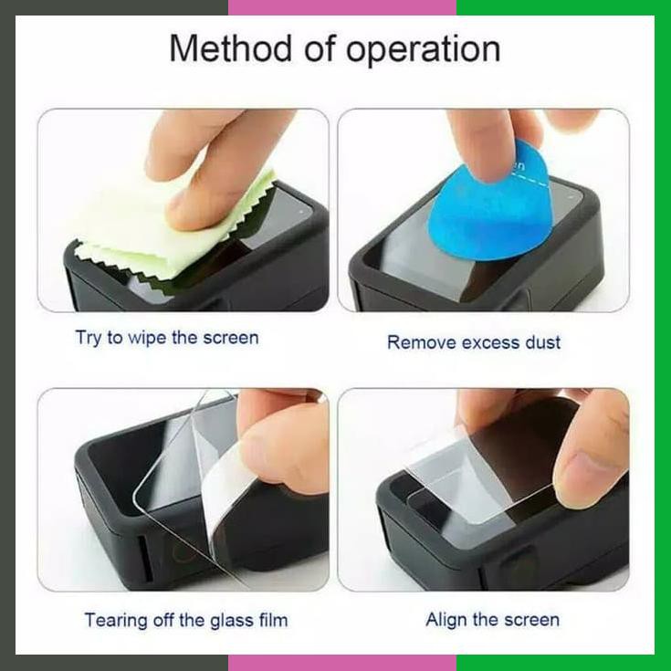 Gopro Hero 8 Screen Protector Tempered Glass For Gopro Hero 8 Black