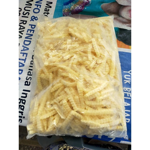 

Kentang Crinkle Curah 2,5 kg
