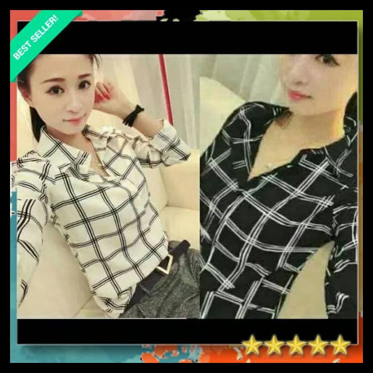HOLY BAJU KEMEJA WANITA KEMEJA WANITA JUMBO BAJU HEM WANITA