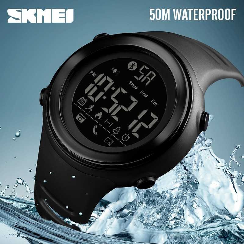 Jam Tangan SKMEI Pria Smartwatch Bluetooth Olahraga 1396
