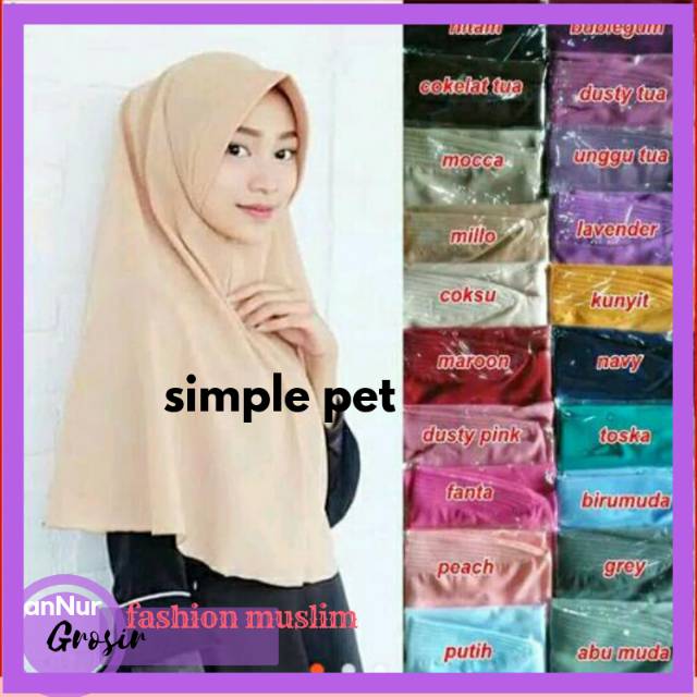 Daily Khimar Jilbab Hijab Kerudung Instan Bergo Jumbo Daily Khimar Jilbab Hijab Kerudung Instan Bergo Jumbo