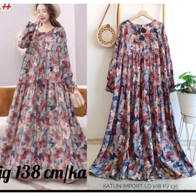 gamis katun import