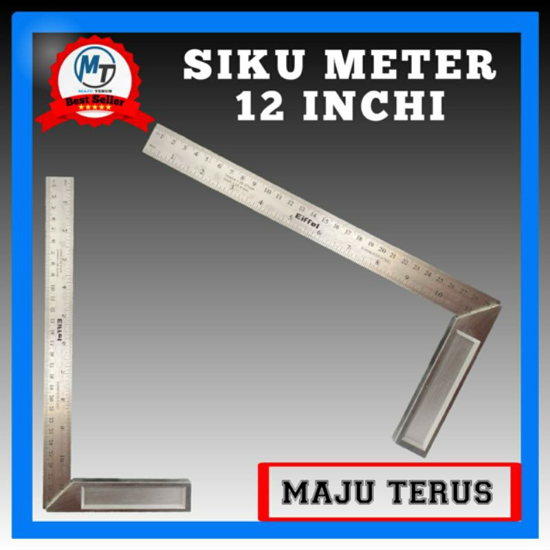 

Siku Tukang 12 Inchi - Penggaris Siku Tukang - Mistar - Penggaris Siku Tukang 12 Inchi
