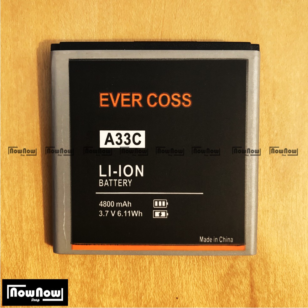 Baterai Evercoss A33C Original Double Power Batre Battery HP Evercross Cross