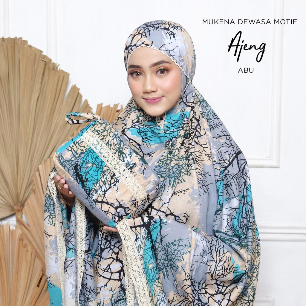 MUKENA BALI TASIK - MUKENA DEWASA RENDA MOTIF AJENG