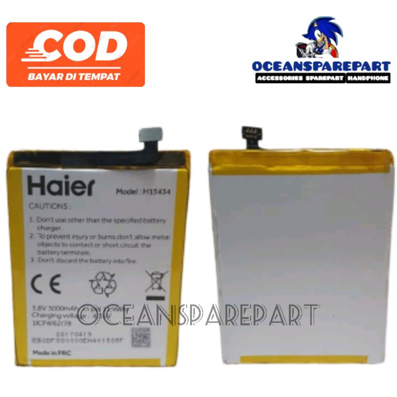 Batre Baterai Battery HAIER L7 Leisure | L7 Lite H15434 Original 100%
