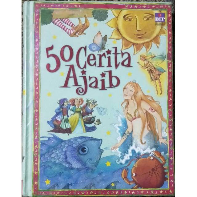 Buku 50 cerita ajaib Full Color Hardcover