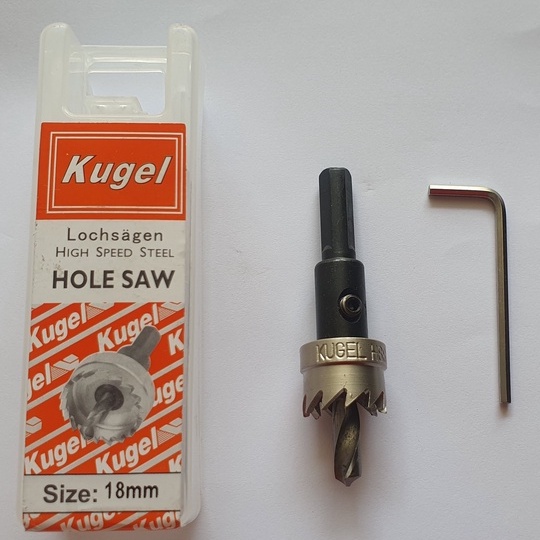 KUGEL Hole saw HSS 18 mm - Mata Bor Besi 18 mm Original