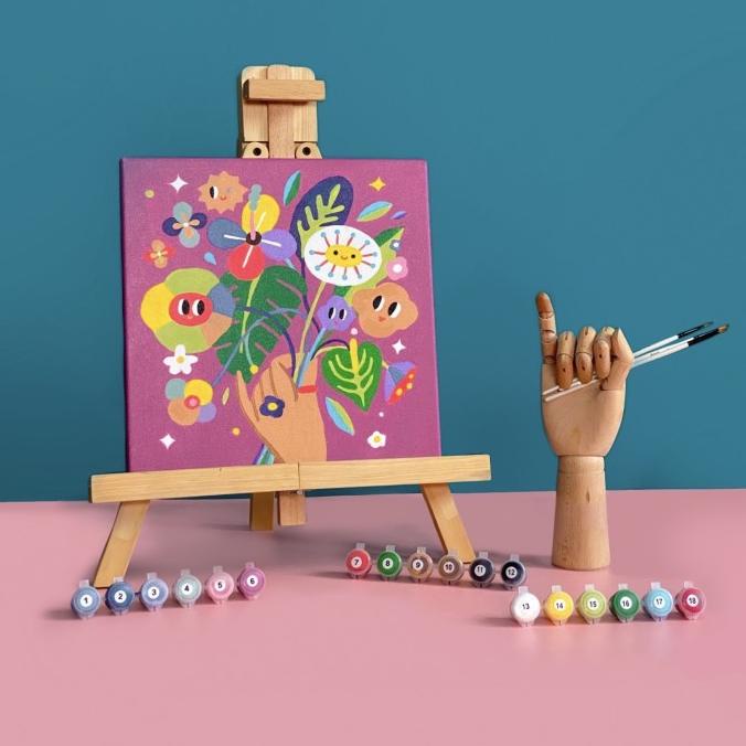 

Bartega X Trinket by Kath - Tropical Flora Paint By Number Kit