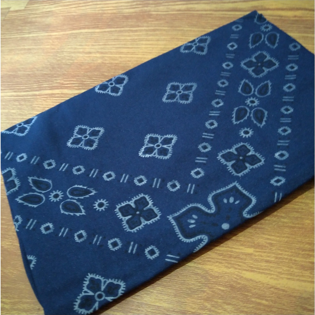 Slayer batik masker-Biru