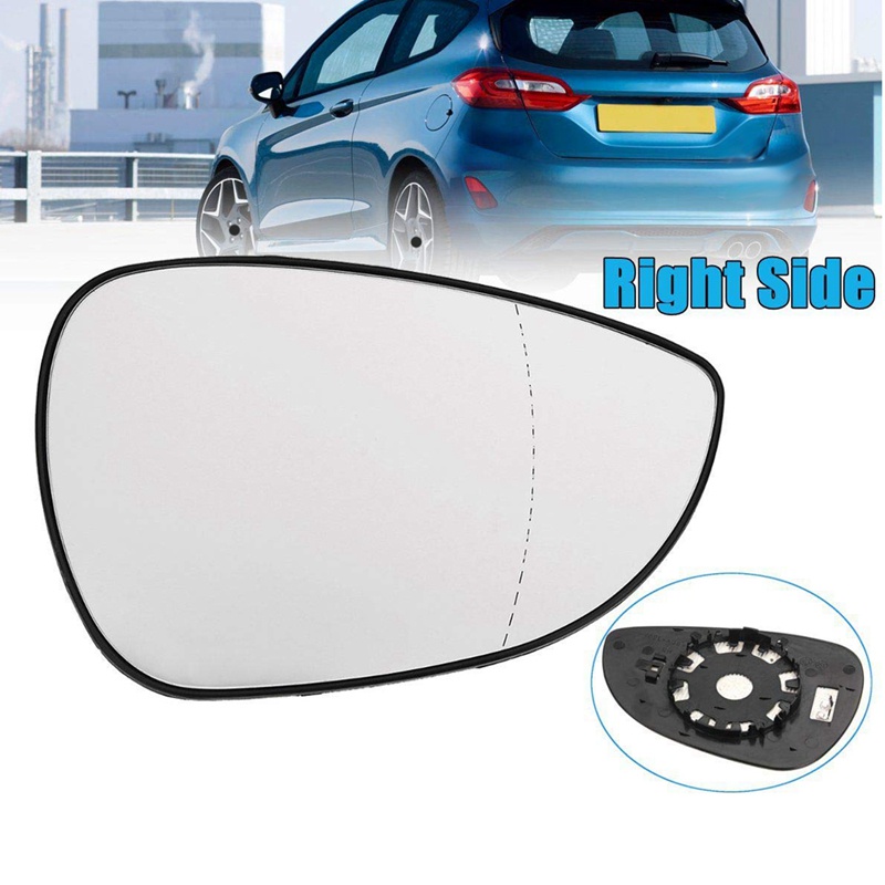 2pcs Kaca Spion Kiri / Kanan Untuk Ford Fiesta Mk7 2008-2017