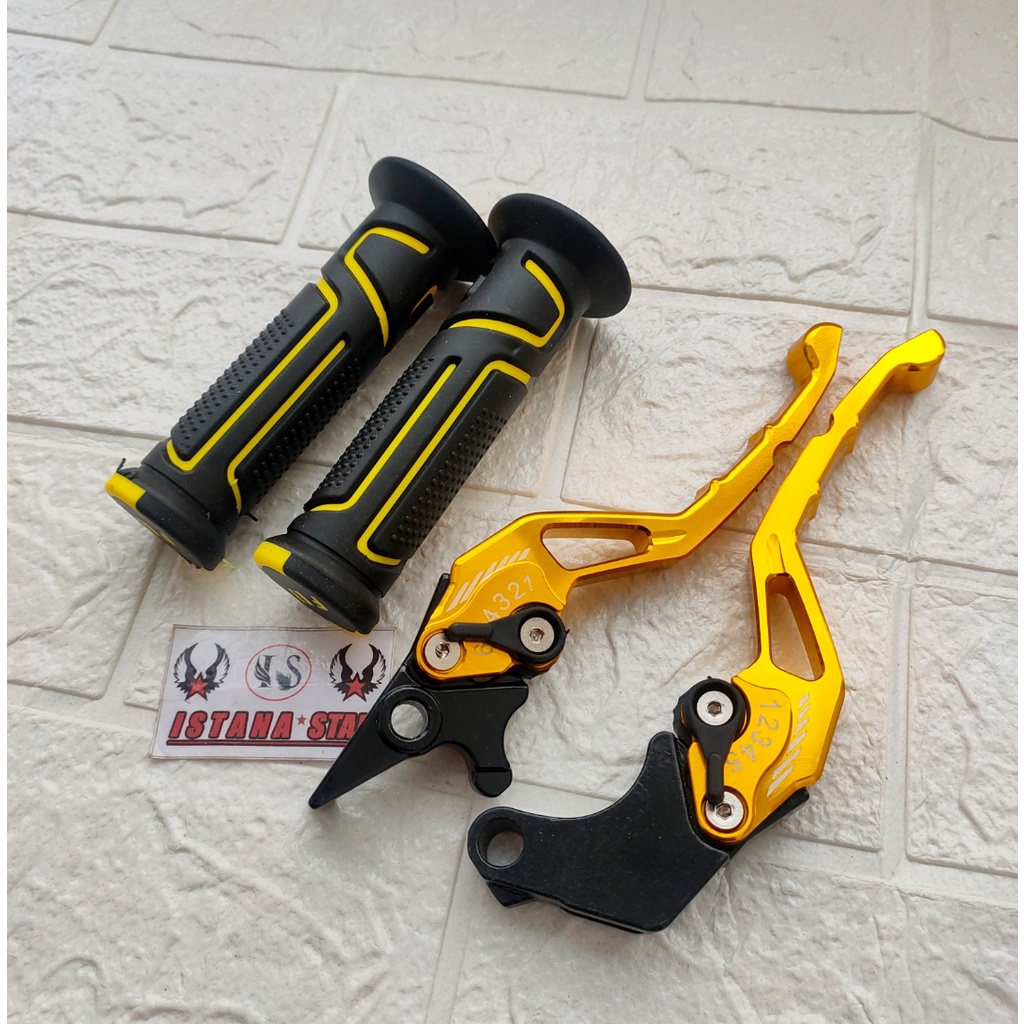 Handle Rem Kopling Variasi Tiger , sonic , CB150 , CBR ,CBR 150R, Satria Fu , Verza , GL pro dan handgrip variasi harga 1paket