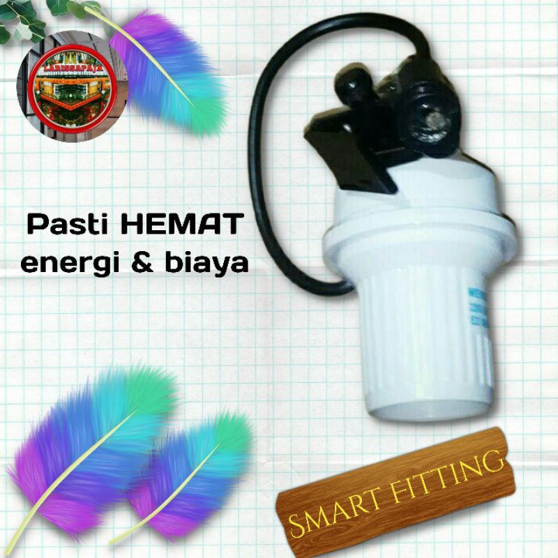 smart fitting e27 sensor cahaya otomatis