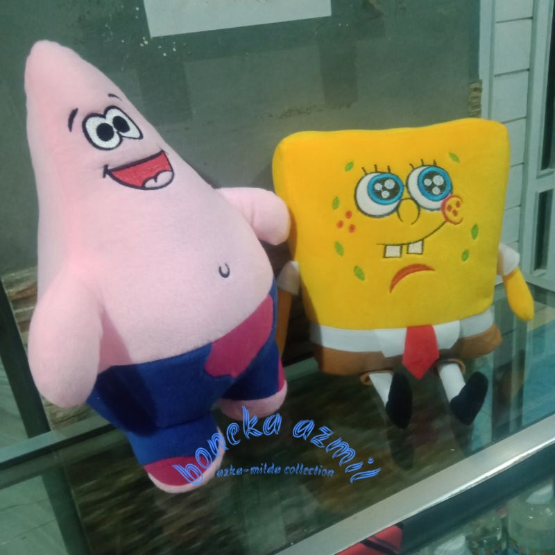 Boneka spongebob/patrick (sepasang) b