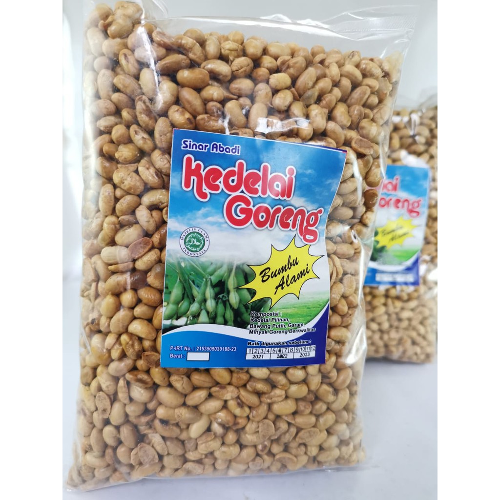 

Easrumart Kacang Kedelai Goreng Asin Gurih Renyah Rasa Original Camilan Makanan Kemasan 500 Gram